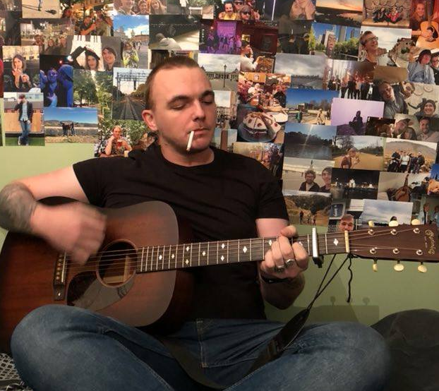 Allan in his happy place